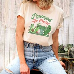 powered by plants shirt, vegan shirt, retro shirt, farmers markets tee, vegetarian shirt, vegetables sweatshirt, retro v
