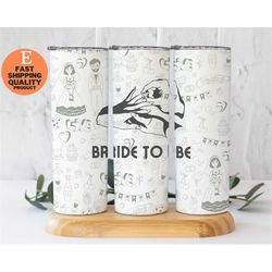 bride to be tumbler, engagement gift tumbler, bridal party tumbler, cute and eye catching bride to be tumbler