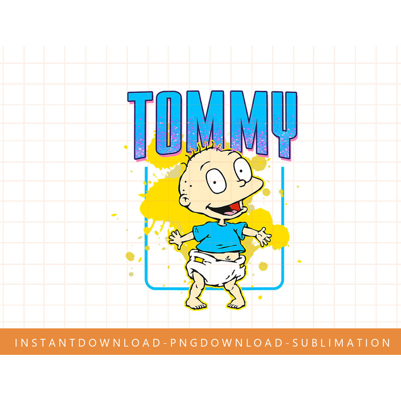 Mademark x Rugrats - Tommy Pickles png, sublimate, digital print.jpg