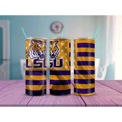tumbler wrap for tigers lsu