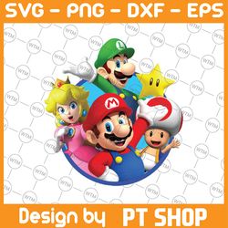 mario png clipart image birthday png, digital file printable sublimation party png, stickers cake topper design, instant
