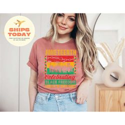celebrate juneteenth shirt, juneteenth shirt, black queen celebrate juneteenth shirt, black history shirt, black women s