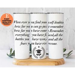 graduation tumbler - 20oz stainless steel tumbler, graduation celebration tumbler, trendy and eye catching tumbler