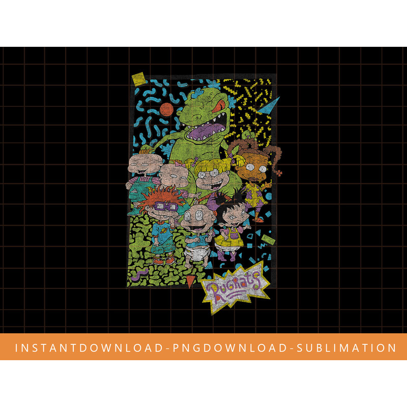 Nickelodeon Retro Rugrats Character Party png, sublimate, digital print.jpg