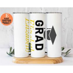 personalized graduation gift, stainless steel graduation tumbler, graduation keepsake tumbler, graduation gift idea