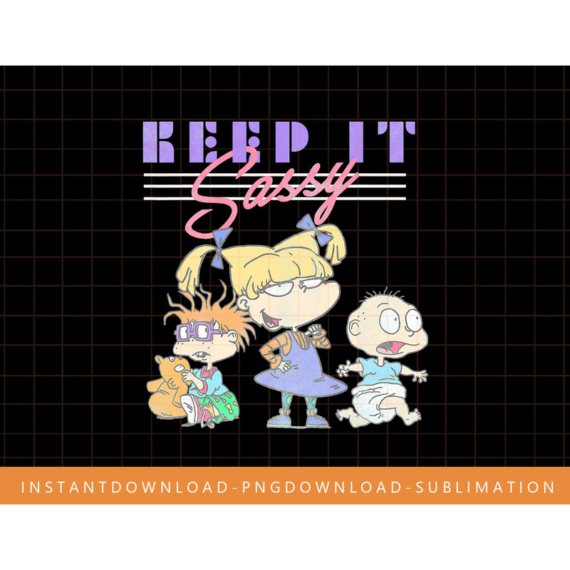 Nickelodeon Rugrats Angelica Keep It Sassy png, sublimate, digital print.jpg