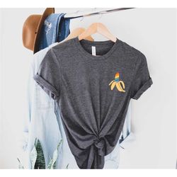 funny rainbow banana shirt, lgbtq shirt, pride month shirt, cute lgbt shirt, gay lesbian queer gift shirt