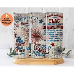 july 4th stainless steel tumbler - patriotic drinkware for independence day celebrations, july 4th 20oz stainless steel