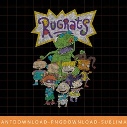 Nickelodeon Rugrats Character Group Graphic png, sublimate, digital print