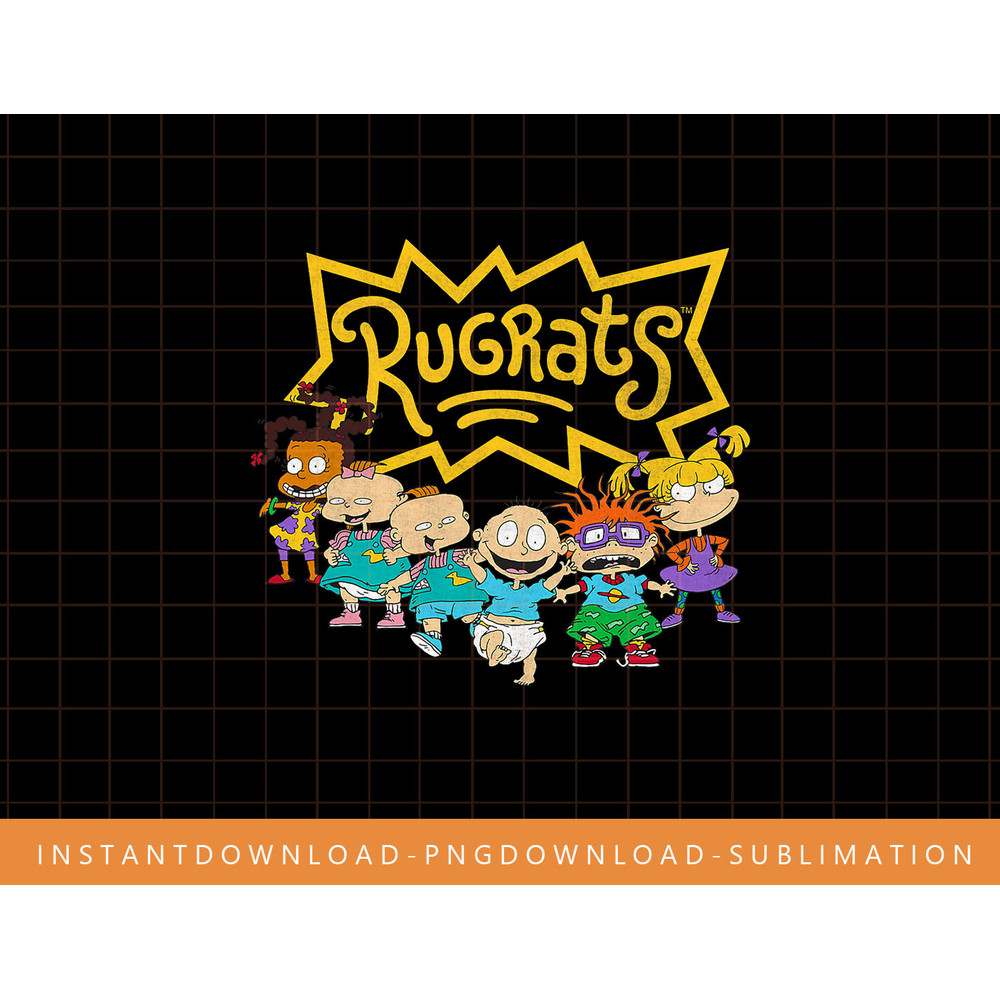 Nickelodeon Rugrats Character Lineup png, sublimate, digital print.jpg