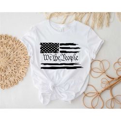 we the people shirt for men, vintage usa flag, shirt for youth, we the people tshirt for girls