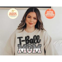 Tball Mom Sweatshirt, Tball Mom Pinup, Pinup Mom Shirt, T ball Shirt, Sweater For Mom, T ball Momma Sweater