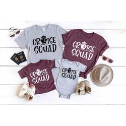 cruise squad shirts, family matching vacation shirts, 2023 cruise squad, cruise 2023 shirts, matching family outfit, vac