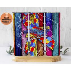 beautiful tumbler celebrating autism differences - a unique gift to show support, be kind tumbler, 20oz skinny tumbler