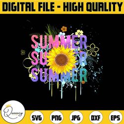 summer sunflower png, file for sublimation, dtg png, summer sublimation, sunflower png, love sunflower png, glitter inst