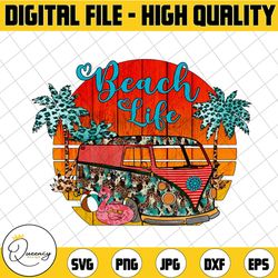 beach life travel summer sublimation png, beach life summer png, summer train sublimation design png, waves beach sublim