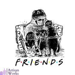 rocket raccoon and friends png silhouette sublimation files