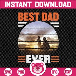 best dad ever png, dad png, best dad png, father and son png, father's day gift, gift for dad png, best dad ever png