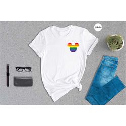 pocket rainbow mickey mouse shirt, pride rainbow shirt, lgbt pride shirt, disney lgbt shirt, pride month shirt, pride gi
