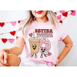 retro valentine shirt for women, retro valentine's sweater, valentine coffee shirt, valentine's day gift retro valentine