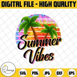 summer vibes png, sublimation print, direct print file, summer sublimation png, vintage retro print, leopard png image f