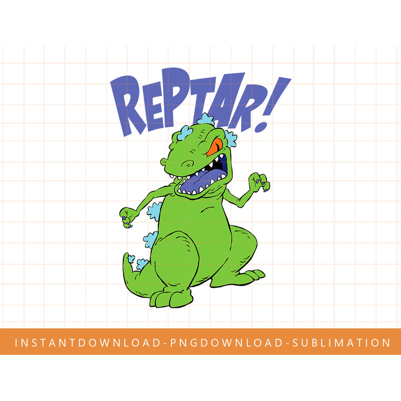 Nickelodeon Rugrats Reptar Destroy png, sublimate, digital print.jpg