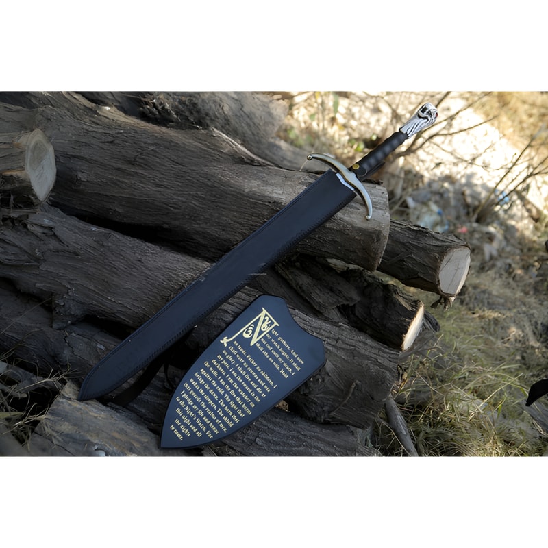 unleashyourinnerjonsnowgettheauthenticlongclawswordreplicawithwallplaqueandleathers