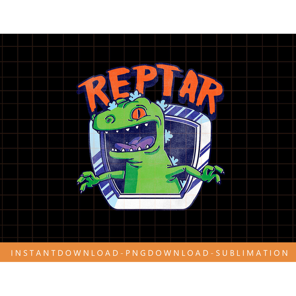 Nickelodeon Rugrats Reptar Feature png, sublimate, digital print.jpg