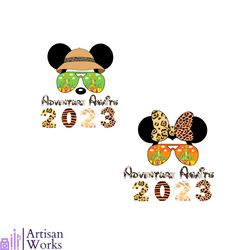 mickey and minne adventure awaits 2023 animal kingdom 2023 svg
