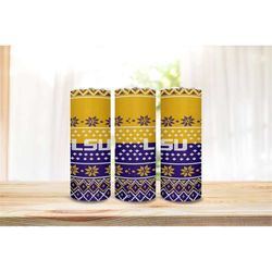 tumbler wrap for lsu tiger