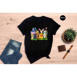 pooh fall coffee lattes shirt, pooh and tigger shirt, disney trip shirt, winnie the pooh lover shirt, disneyland shirt,