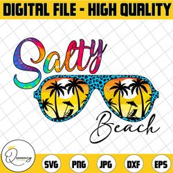 salty beach sunglasses png print file for sublimation or print, retro sublimation, summer, beach designs, vintage, leopa