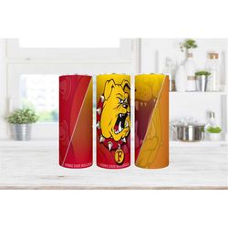 tumbler wrap for university ferris state bulldogs