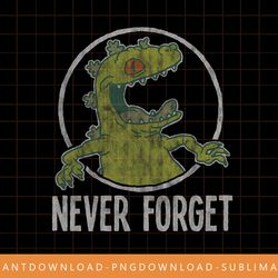 nickelodeon rugrats reptar never forget png, sublimate, digital print