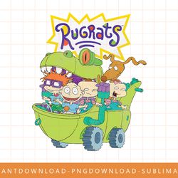 nickelodeon rugrats reptar wagon logo png, sublimate, digital print