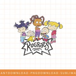nickelodeon rugrats vintage 90 s logo png, sublimate, digital print