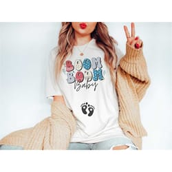 4th of july baby announcement shirt fourth of july pregnancy reveal summer 4th july maternity tee memorial day gender re