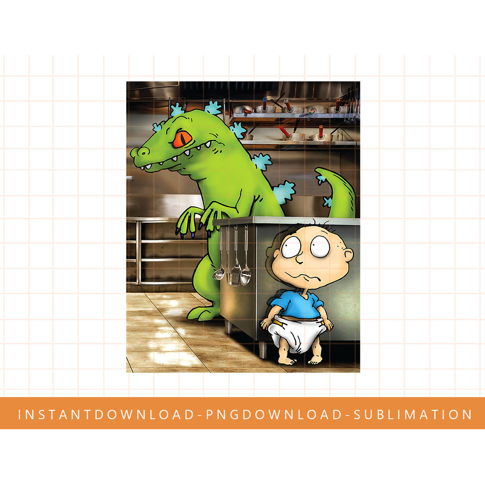 Reptar And Tommy Jurassic Park png, sublimate, digital print.jpg