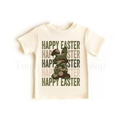 easter boy shirt, toddler boy easter shirts, kids easter bunny shirt, camo bunny easter shirt, toddler boy easter, easte