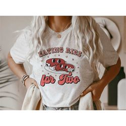 eating ribs for two pregnancy announcement shirt bbq baby reveal maternity tee barbeque baby shower t-shirt 4th of july