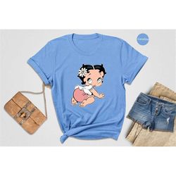 baby betty boop shirt, cute betty shirt, vintage betty boop, betty boop tshirt, old cartoon shirt, retro cartoon gift