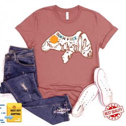 roam free thunderbird shirt, wild graphic tee, boho stay wild t-shirt, cowgirl t-shirt, thunderbird graphic tee, rodeo s