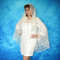 белая свадебная накидка невесты, пуховая пелерина, косынка, оренбургская шаль.JPG