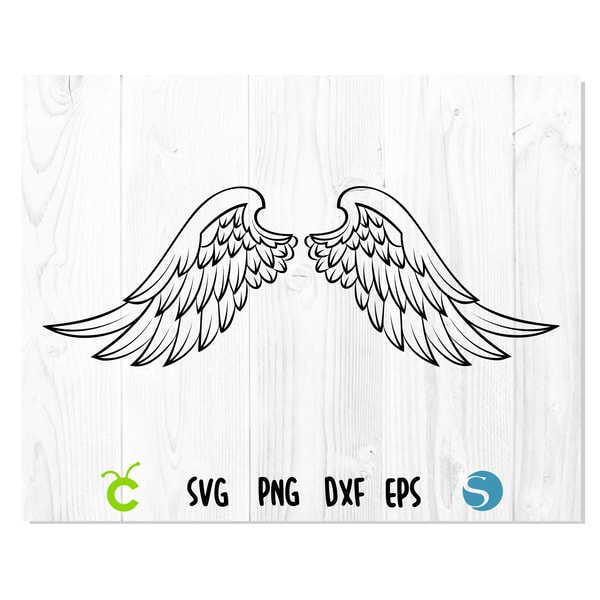 Angel wings svg, Angel wings vector file, Wings svg, Angel w - Inspire ...