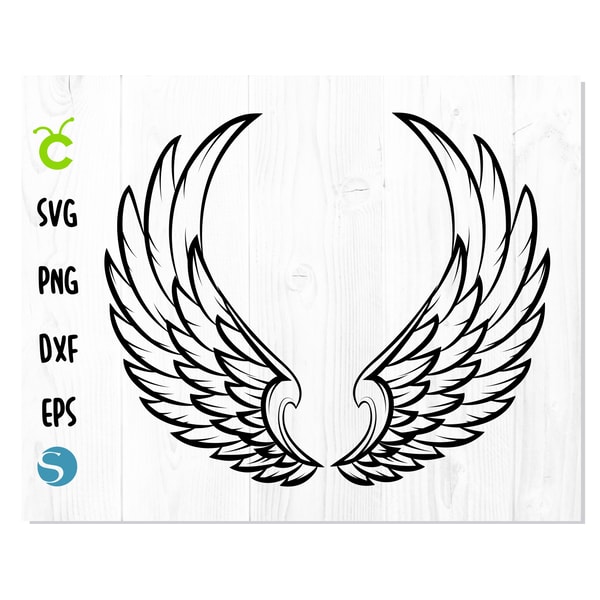 Angel wings svg, Wings svg, Angel wings vector, Angel wings - Inspire ...