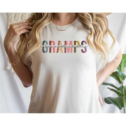 gramps shirt, custom mothers day gift tshirt with kids names, grandma birthday shirt, gift for grandma, funny grandma te