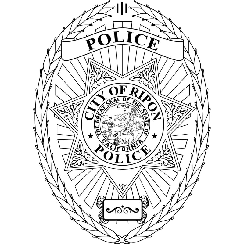 City of Ripon Police svg badge vector, SVG, dxf,png, Cnc,Cricut Maker, Laser, metal, wood engraving file. California.jpg
