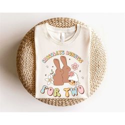 pregnant easter shirt, eating for two shirt, easter pregnancy announcement, spring maternity shirt, easter baby shower g