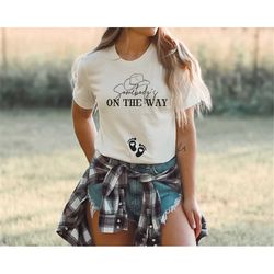 western pregnancy announcement shirt, country theme baby shower tshirt, wild west gender reveal t-shirt, boho maternity