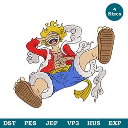 Anime Inspired Embroidery Designs, Machine Embroidery Design 4 Sizes, Anime Embroidery Files Pes Dst, INSTANT DOWNLOAD